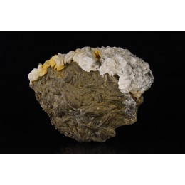 Pyrite ps. Baryte and Dolomite, Moscona Mine M03676